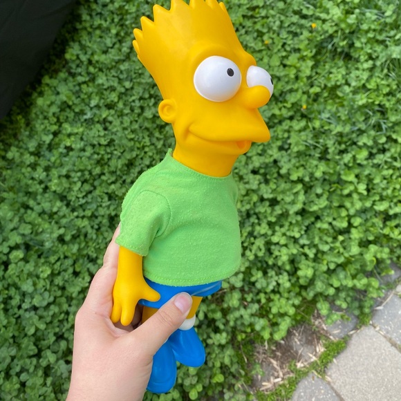 Bart Simpson 1990 Fox The Simpsons 12” plastic toy memorabilia collectible - Picture 2 of 4